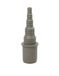 Airfit slangneppel DN 32 voor slang van Ø 8 tot 25 mm - KS-grijs