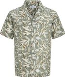 JACK&JONES JPRBLUBILBAO S/S RESORT SHIRT SN Heren Overhemden Korte Mouw Katoen Gebloemd Casual Laurel Wreath M