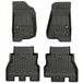 Frogum No.77 - Jeu de tapis de sol - Convient pour Jeep Wrangler JL à partir de 2017 - Caoutchouc TPE 3D - 4 pièces - Noir