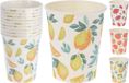 Excellent Houseware Beker Papier Peach 10 stuks