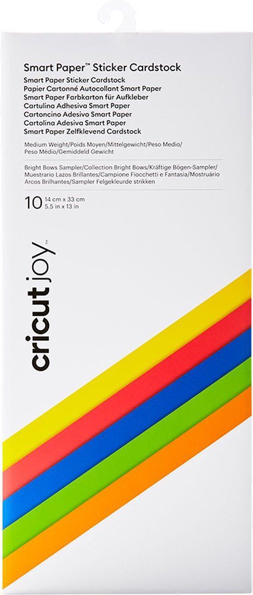 Smart Paper Sticker Cardstock Felle kleuren - 0093573534720