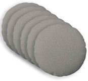 vidaXL - Kussensloop - 6 stuks - HEERLEN - Wolkgrijs - Ø 30 cm - Katoensatijn