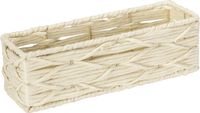 Wenko Vabriano Opbergmand, Papier, Beige, 32 x 10 x 10 cm