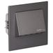 LEDIX LED wandlamp aluminium grafiet 7,3 x 7,3 x 4,75 cm