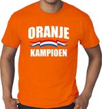 Bellatio Decorations Shoppartners Bv Grote maten oranje fan t-shirt voor heren - XXXXL