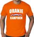 Bellatio Decorations Shoppartners Bv Grote maten oranje fan t-shirt voor heren - XXXXL
