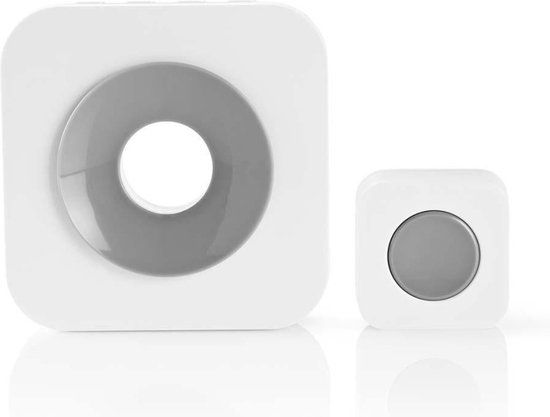 Nedis Draadloze Deurbelset | Wit | 36 Melodieën | 90 dB
