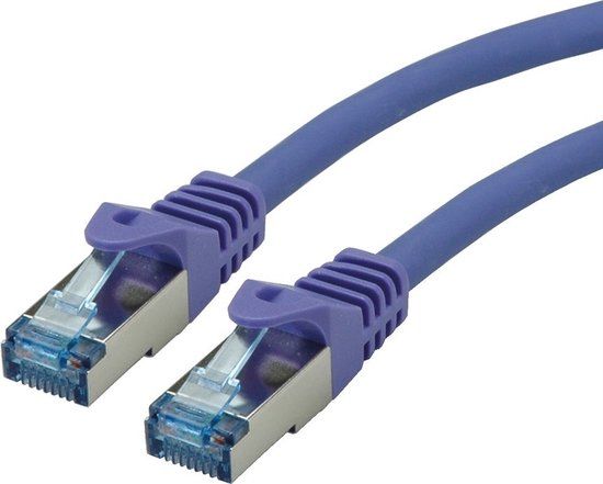 ROLINE Cat6a 1m netwerkkabel S/FTP Violet