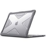 Fintie Hoesje compatibel met MacBook Air 13.6" 2026 M5 / 2025 M4 / 2024 M3 / 2022 M2 - Robuuste harde hoes met TPU-bumper voor MacBook Air 13,6 inch model A3113 A2681, Grijs