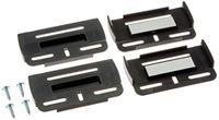 Kentekenplaathouder met Simple Fix, in zwart, inhoud: 2 stuks