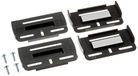 Kentekenplaathouder met Simple Fix, in zwart, inhoud: 2 stuks