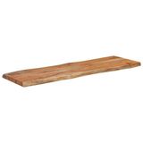 VidaXL Tafelblad rechthoekig natuurlijke rand 110x40x2,5 cm acaciahout