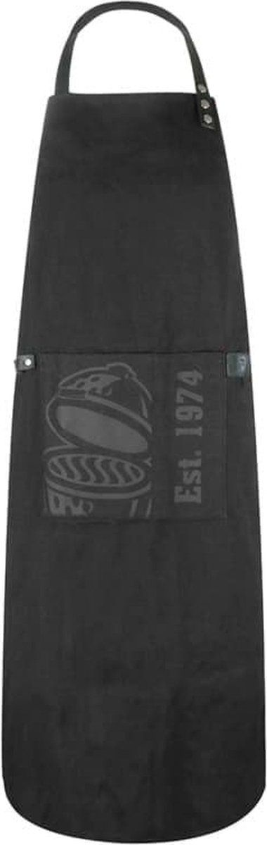 Big Green Egg Canvas Apron - Keukenshort - Zwart/Donkergroen