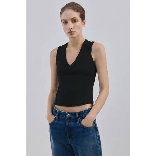 Mango top - zwart
