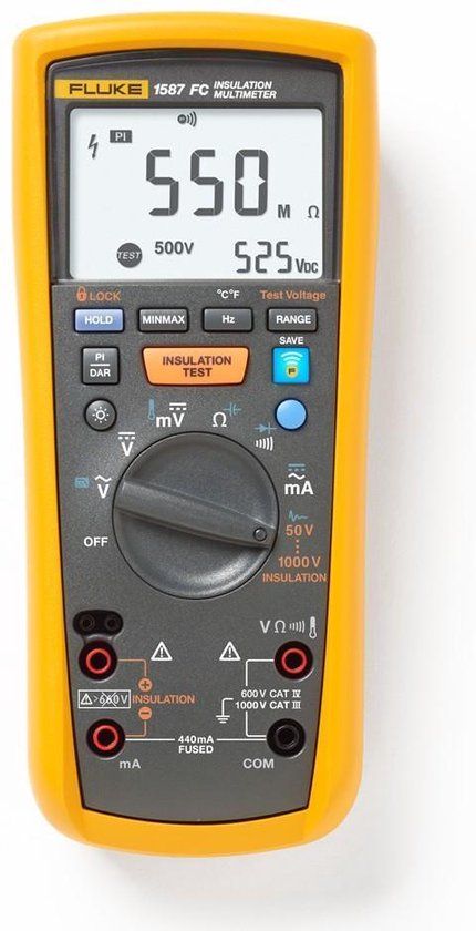 Fluke 1587 FC True-RMS isolatie multimeter