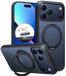TORRAS Ostand Pro Apple iPhone 17 Pro Max Hoesje 360° MagSafe Stand Noir