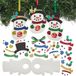 Baker Ross FN612 Sneeuwpop chocoladehouders – set van 8, kerstknutselsets voor kinderen, perfect voor kerstcadeaus en feestartikelen