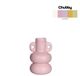 Merkloos / Sans marque Ideas 4 Seasons Chubby vaas - kaarsenhouder ø7,6xh12cm roze