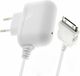 Avizar, wandlader met 30-pins oplaadkabel voor Apple iPhone 3G / 3Gs / 4 / 4s, wit