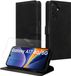 kwmobile telefoonhoesje geschikt voor Samsung Galaxy A17 4G / 5G hoesje - Smartphone case met pasjeshouder - RFID-blokkering en screenprotector - In zwart