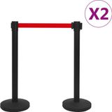Icecat poteaux de guidage 4 pcs avec sangles fer noir