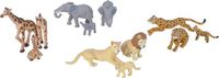 Wild Republic: 12 plastic Afrikaanse Dieren