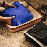 Sunflake Packing Cube met Compressierits - Losse Compressie Cube - L - Donkerblauw