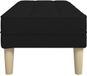 vidaXL Bank met kussen Zwart 113 x 57 x 39 cm Stof