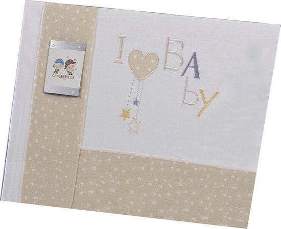 Gamberritos Laken Set Beige Baby 3-delig - Wieg - Katoen