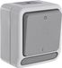 Schneider Electric Merten Aquastar schakelaar - spatwaterdicht - opbouw - 2-polig - IP44 - grijs