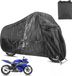Markenlos Wan GmbH Waterdichte Motorhoes voor Scooters en Motorrijwielen - XXL Bescherming tegen Weersinvloeden (245cmx105cmx125cm)
