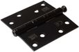 Skapa Global B.V. Charnière à roulement - Angles droits - 89x89mm - Axe inox - Inox brossé noir