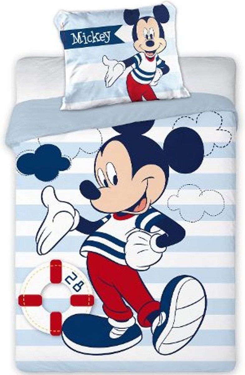 Disney Mickey Mouse baby dekbedovertrekje - 100 x 135 cm - Katoen - Multi