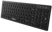 Qware Office - Toetsenbord - Draadloos - Multiconnect - 2.4ghz - Bluetooth - Oplaadbaar - Accu - Oldham - Scissor Keys - Zwart - Qwerty