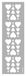 Marabu 027500000012 - sjabloon, lasergesneden, duurzame sjabloon, PVC-vrij, voor gebruik op muren, meubels en textiel, herbruikbaar, ca. 10 x 33 cm, hartpatroon
