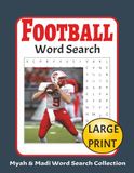 Football Word Search Puzzle: 50 Football-Themed Puzzles Over 100+ Pages