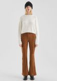 Q/S designed by - Dames broek - Maat S - Vrouwen - Bruin - polyester