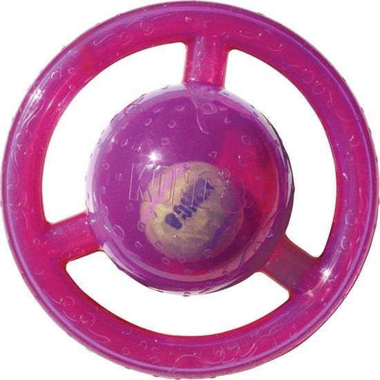 KONG Jumbler Disc - Hondenspeelgoed - M/L - Assorti