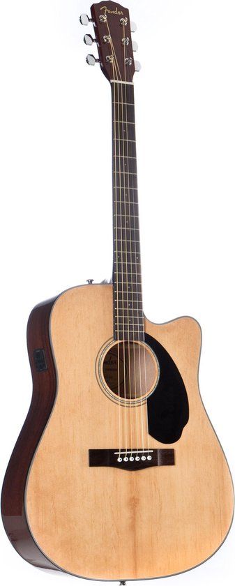 Fender CD-60SCE Natural - Staalsnarige akoestische gitaar - naturel