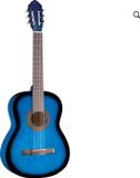 Eko Klassieke gitaar 4/4 Eko Studio Series CS-10 Blauw Sunburst met tas