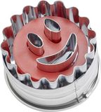Dr. Oetker Linzer Cookie Cutter Smiley Motif Christmas