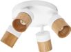 Osram LED Spot Half Wood Line Plafondspot 4x GU10 Wit/Houtdecor