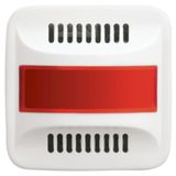 Busch-Jaeger BJ Infoline Afdekking 1573C-214 Rood/Neutraal Alarmtoepassingen