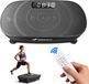MERACH Mini Trilplaat pour Perdre du Poids - 10 Niveaux Mode Manuelle - Connexion Bluetooth - Plaque Vibrante Compacte avec Écran LED, Télécommande et Fonctionnement Silencieux ≤65dB