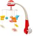 Baby Mix Babymobiel met lichtprojector rood - Muziekmobiel