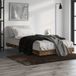 Maison Exclusive - Sommier sans matelas Chêne fumé 100x200 cm Matériau dérivé du bois
