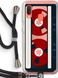 Case Company® - Samsung Galaxy A20e Case with Cord - Here's your tape - Black Cord Phone Case - All-Around Protection