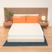 miasuite i sogni italiani Matras voor tweepersoonsbed 160 x 200 cm, hoogte 21 cm, waterschuim en aloë vera, vormvast, medisch apparaat, model: Plus