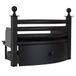 Fire Vida Laxton Solid Fuel Set Steenkool Ashpan Brandrooster, Zwart