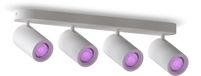 Calex Smart Plafondlamp - 4-Lichts - Slimme Opbouwspot - Ovaal - Wit
